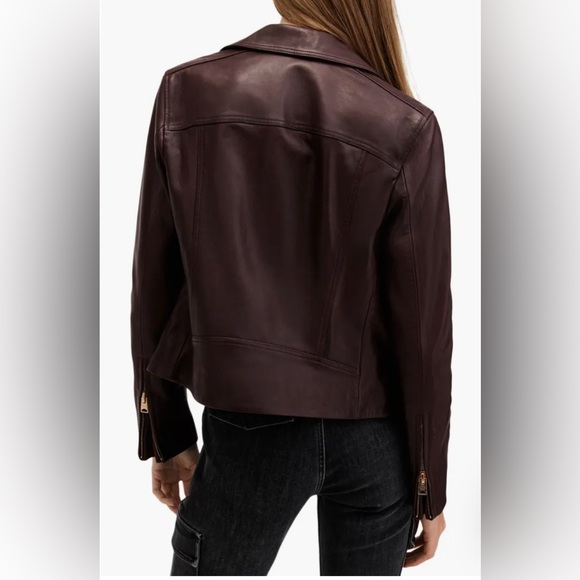 All Saints Dalby leather jacket - Picture 2 of 6